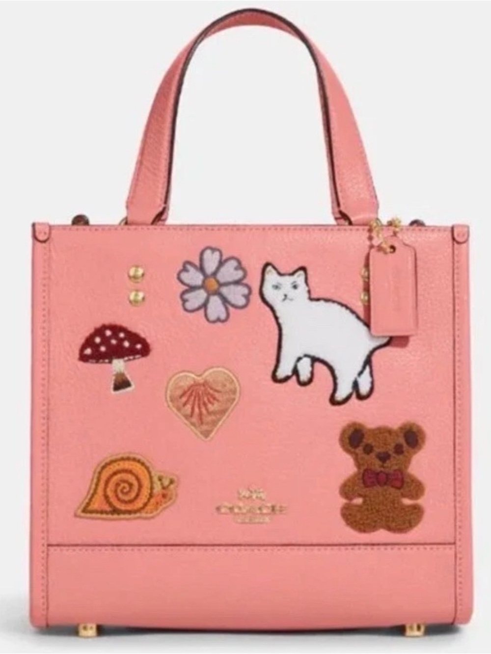 Coach Burgundy Leather Interior Tote